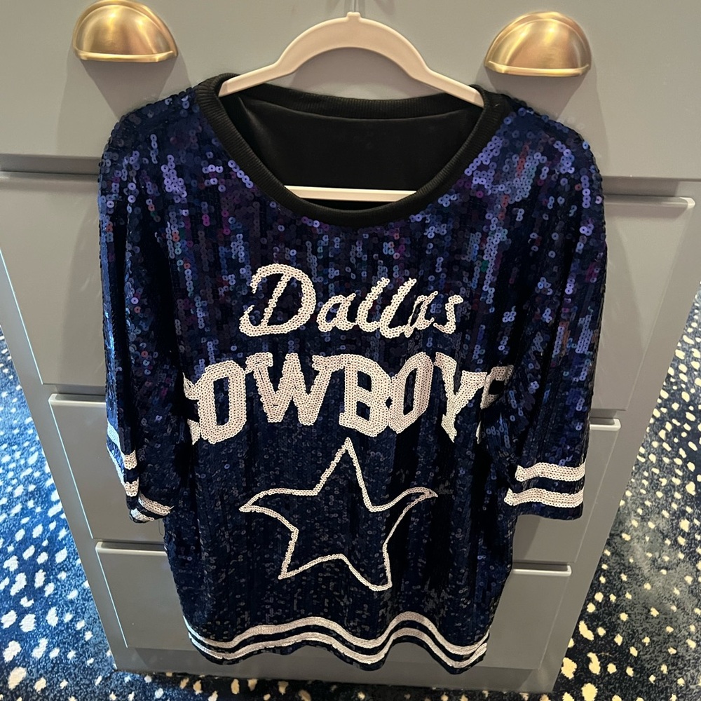 Sequin Dallas Cowboy tunic/dress
